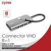 Zyrex Connector VHD 8 in 1
