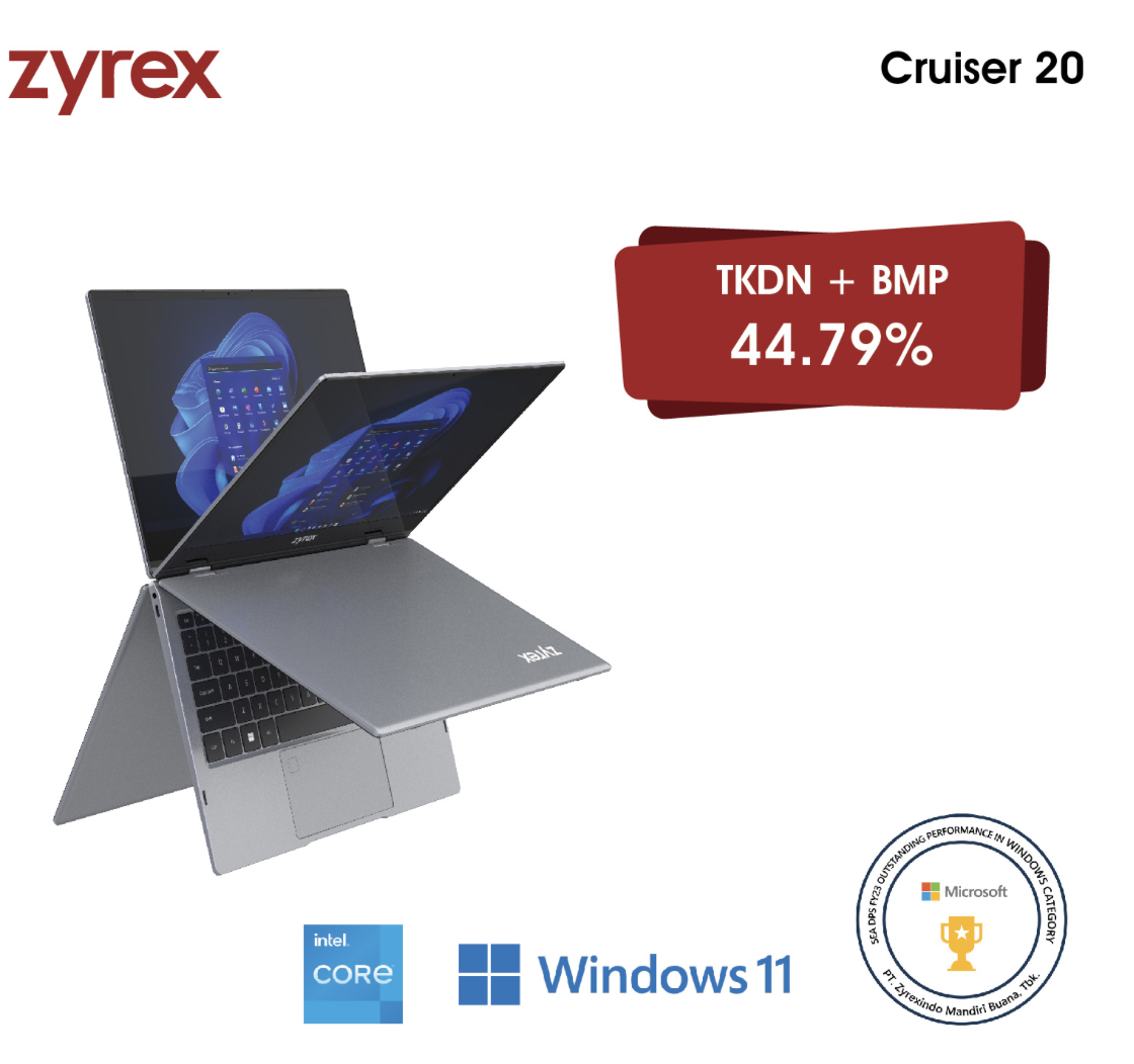 ZYREX NOTEBOOK CRUISER 20 C1317 16S5